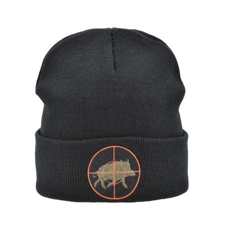 HERIX 105 Bonnet à revers avec broderie cible | Herman Belgium