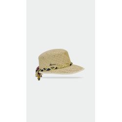 SUMMER Casquette en paille naturelle unie | Herman Belgium