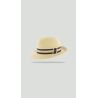 FIRENZE Chapeau grand bord relevé en paille | Herman Belgium