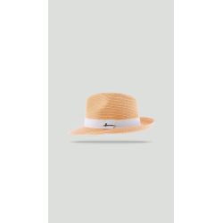 FIRENZE Chapeau grand bord relevé en paille | Herman Belgium
