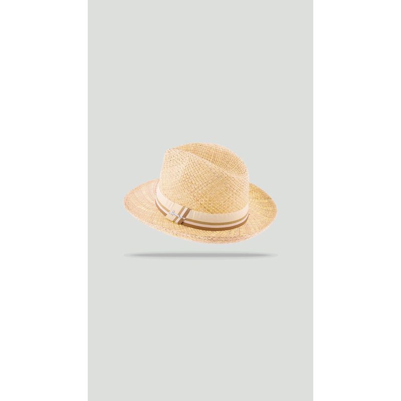 TULUM Chapeau grand bord en paille raphia | Herman Belgium