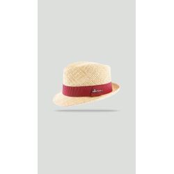 COLMAN Chapeau petit bord en paille raphia | Herman Belgium