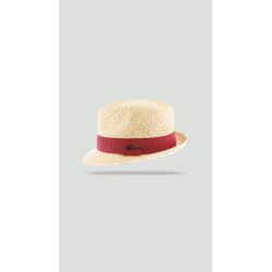 COLMAN Chapeau petit bord en paille raphia | Herman Belgium
