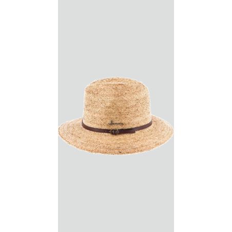 PARAISO Chapeau grand bord en raphia naturel | Herman Belgium