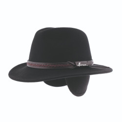 HERIX 023 Chapeau en feutre grand bord coupé | Herman Belgium