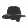 HERIX 023 Chapeau en feutre grand bord coupé | Herman Belgium