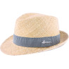 COLMAN Chapeau petit bord en paille raphia | Herman Belgium