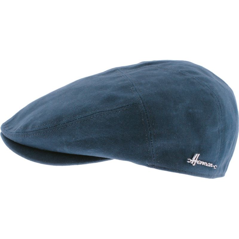 CULLEN Casquette plate imperméable en coton | Herman Belgium