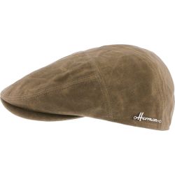 CULLEN Casquette plate imperméable en coton | Herman Belgium