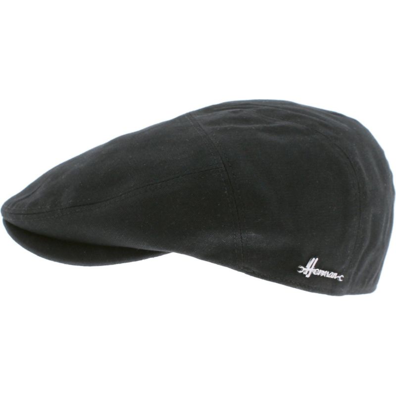 CULLEN Casquette plate imperméable en coton | Herman Belgium