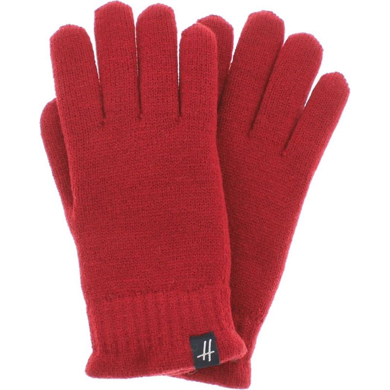Gants femme extensible en maille unie doublés en teddy plush