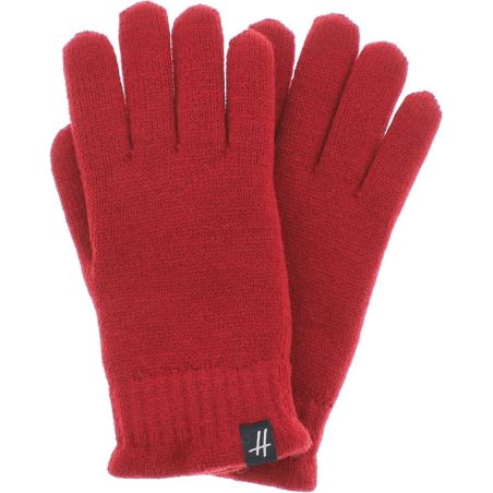 Gants femme extensible en maille unie doublés en teddy plush