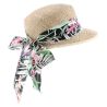 SUMMER Casquette en paille naturelle unie | Herman Belgium
