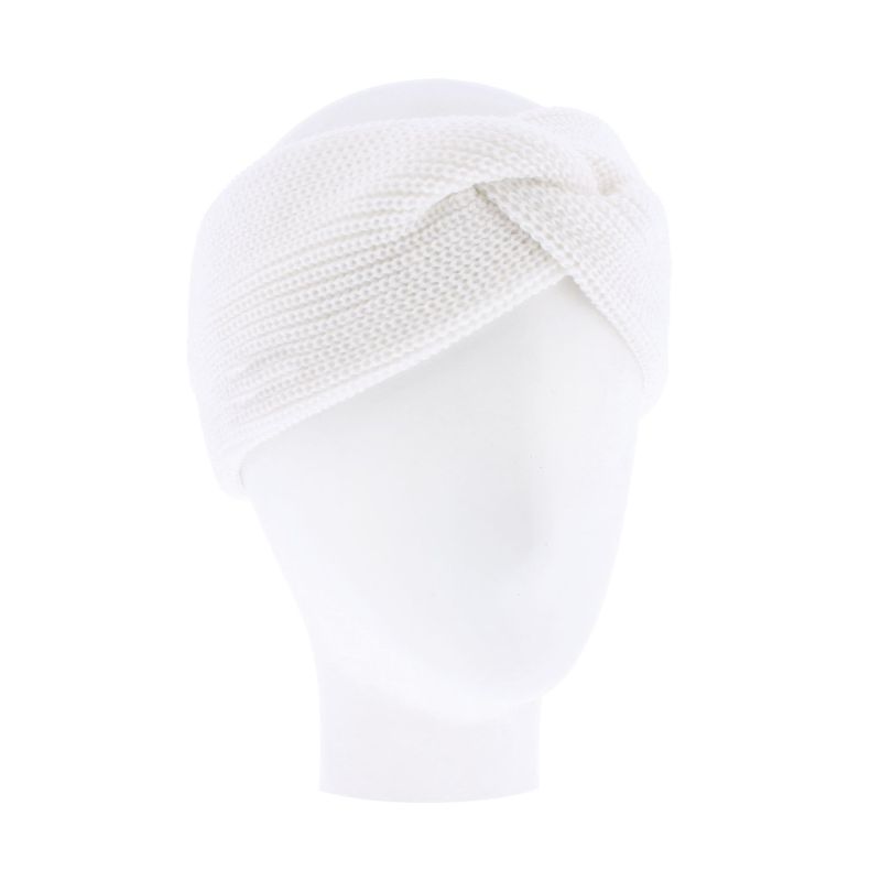 HERIX 002 Bandeau adulte uni en torsade | Herman Belgium