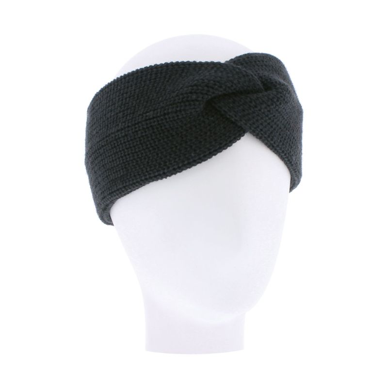 HERIX 002 Bandeau adulte uni en torsade | Herman Belgium