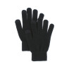 HERIX 018 Gant en maille extensible noir avec | Herman Belgium