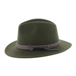 HERIX 023 Chapeau en feutre grand bord coupé | Herman Belgium