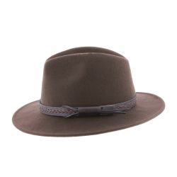 HERIX 023 Chapeau en feutre grand bord coupé | Herman Belgium
